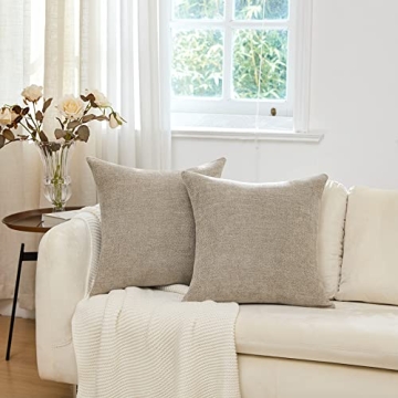 Anickal 18x18 Pillow Covers Set of 2 for Home Decor