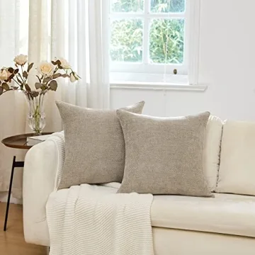 Anickal 18x18 Pillow Covers Set of 2 for Home Decor