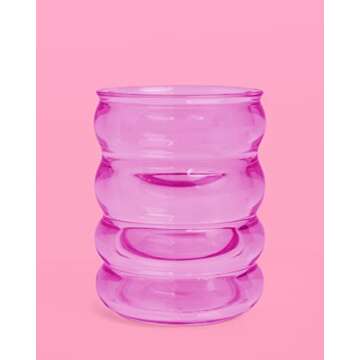 xo, Fetti Wavy Acrylic Cups - 4 pcs, 10 oz Cups | Bachelorette Party Decorations, Birthday Drinkwear, Reusable Party Decorations