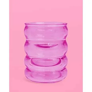 xo, Fetti Wavy Acrylic Cups - 4 pcs, 10 oz Cups | Bachelorette Party Decorations, Birthday Drinkwear, Reusable Party Decorations
