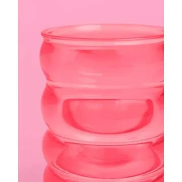 xo, Fetti Wavy Acrylic Cups - 4 pcs, 10 oz Cups | Bachelorette Party Decorations, Birthday Drinkwear, Reusable Party Decorations