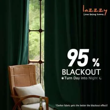 Lazzzy Velvet Blackout Curtains Emerald Green Thermal Insulated Drapes for Bedroom Living Room Darkening Window Treatments Super Soft Luxury Rod Pocket 63 Inches Long 2 Panels Emerald Green