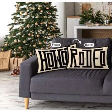 uinwk Howdy Pillow Cover 12x20 Premium Flannel Design