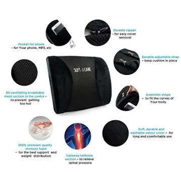 Comfort & Support with SOFTaCARE Seat Cushion Set