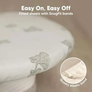 Soft 2-Pack Baby Bassinet Sheets for Newborn Comfort