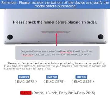 Reliable MacBook Pro 13" A1502 Retina Screen Replacement Display Assembly