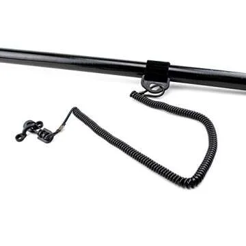 Yak Gear Coiled Fishing Pole Leash - Lightweight and Durable