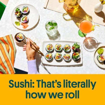 Gimme Organic Roasted Sushi Nori 50 Sheets 100% Organic