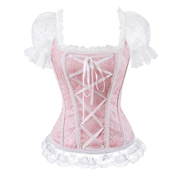 Elegant Overbust Corset for Costumes and Events