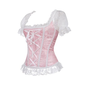 Elegant Overbust Corset for Costumes and Events