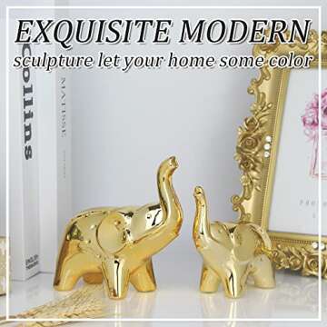 prosfa lt Elephant Statue Pair - Perfect Home Decor Gift