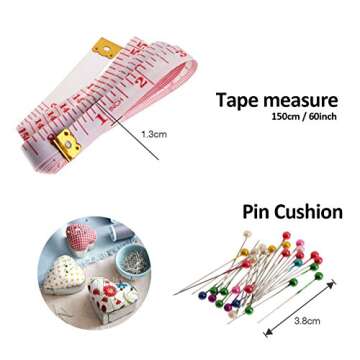 ilauke 36pcs Bobbins Sewing Thread Prewound Bobbin Thread with Bobbin Case, Assorted Colors Size A Class 15 Bobbins, Sewing Machine Bobbins for Brother/Singer/Babylock/Janome Sewing&Embroidery Machine