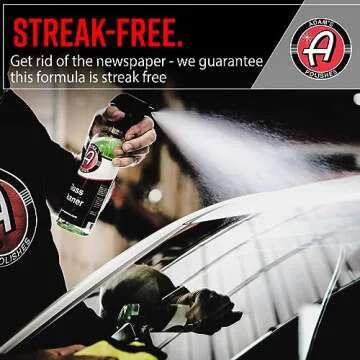 Adam's Polishes Glass Cleaner for Streak-Free Shine