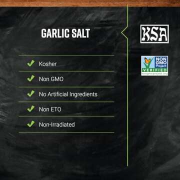 Frontier Salt Garlic - Pure Flavor for Healthier Cooking