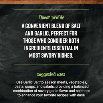 Frontier Salt Garlic - Pure Flavor for Healthier Cooking