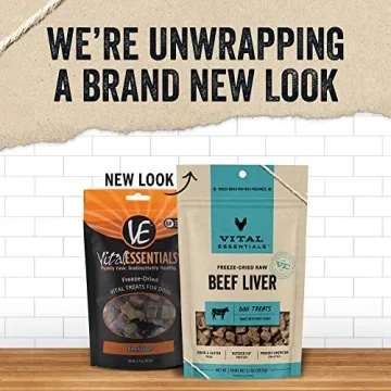 Freeze Dried Raw Beef Liver Dog Treats - 2.1 oz