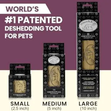 SleekEZ Horse Brush, Horse Brushes for Grooming, Deshedding Tool, Horse Grooming Kit, Deshedding Brush, Horse Curry Comb, Horse Hair Brush, Shedding Brush, Livestock Brush, Livestock Scratching Brush