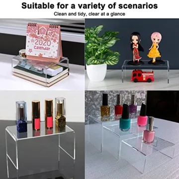 Acrylic Display Risers for Stylish Showcase and Decor