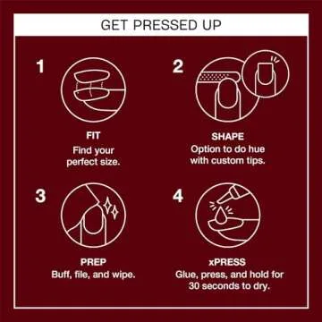 OPI xPRESS/ON Malaga Wine Press On Nails - Long Lasting & Stylish