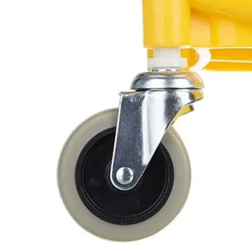 Durable 35-Quart Mop Bucket with Side Press Wringer