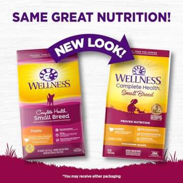 Wellness Complete Health Small Breed Dry Dog Food with Grains, Natural Ingredients, Made in USA with...