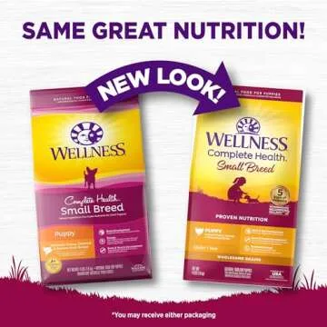 Wellness Complete Health Small Breed Dry Dog Food with Grains, Natural Ingredients, Made in USA with...