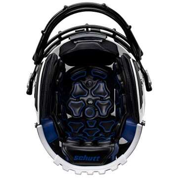 Schutt unisex teen F7 VTD Collegiate Youth Football Helmet, White, X-Large US