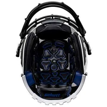 Schutt unisex teen F7 VTD Collegiate Youth Football Helmet, White, X-Large US