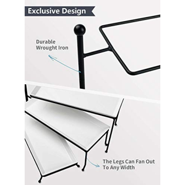 Elegant Sweese 3 Tiered Serving Stand for Events