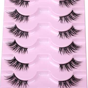 Natural Look Half Lashes for All Occasions 7 Pairs