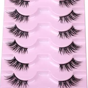 Natural Look Half Lashes for All Occasions 7 Pairs