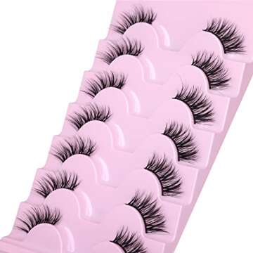 Natural Look Half Lashes for All Occasions 7 Pairs