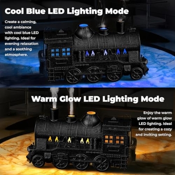 Retro Train Humidifier & Essential Oil Diffuser for Home
