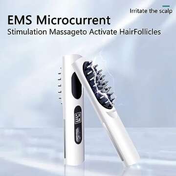 EOWLEY Hair Oil Applicator,Scalp Massager Comb,Effectively distributes Hair Care Essential Oils evenly on The Scalp,Scalp Oil Applicator Head Massager for Hair Treatment Growth Medicine Essential Oil