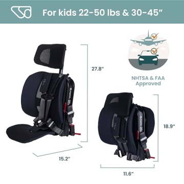 WAYB Pico Travel Car Seat Lightweight Portable FAA Approved