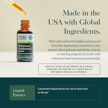 Gaia Herbs Echinacea Goldenseal Supreme Liquid Extract