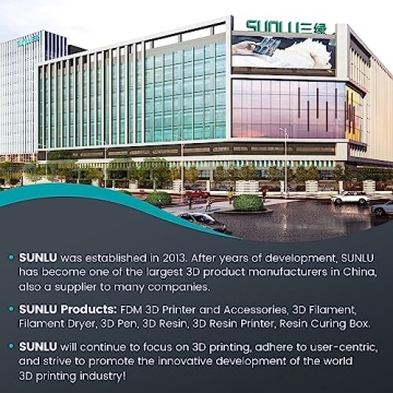 SUNLU PLA 3D Printer Filament for Quality 3D Printing