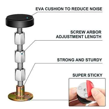 Krisler Adjustable Threaded Bed Frame Anti-Shake Tool - Easy Install