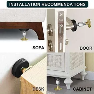 Krisler Adjustable Threaded Bed Frame Anti-Shake Tool - Easy Install