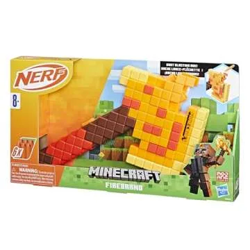 Nerf Minecraft Firebrand Dart Blasting Axe – Adventure with Darts