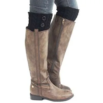 Santwo Women Short Leg Warmer 3 Pairs (Model 1)