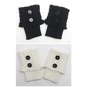 Santwo Women Short Leg Warmer 3 Pairs (Model 1)