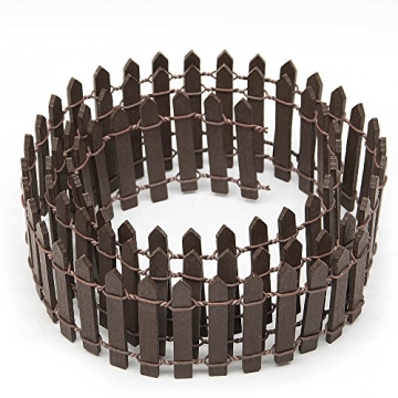 Tonsiki Miniature Fairy Garden Fence for Creative Decor