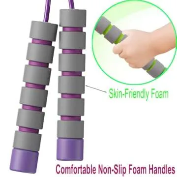Homello Adjustable Kids Jump Rope for Fun & Fitness