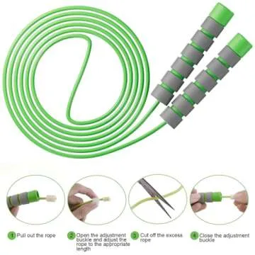 Homello Adjustable Kids Jump Rope for Fun & Fitness