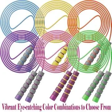 Homello Adjustable Kids Jump Rope for Fun & Fitness