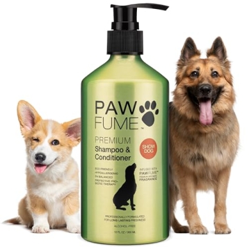 Pawfume Dog Shampoo and Conditioner – Gentle Hypoallergenic Formula for All Breeds