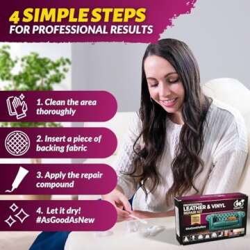 COCONIX Repair Kit for Leather & Vinyl | Easy & Effective