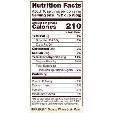 Bob's Red Mill Gluten Free Organic Extra Thick Rolled Oats, 32oz (Pack of 4) - Non GMO, Whole Grain, Vegan, Kosher