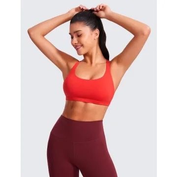 CRZ YOGA Strappy Sports Bra - Comfort & Style for Women